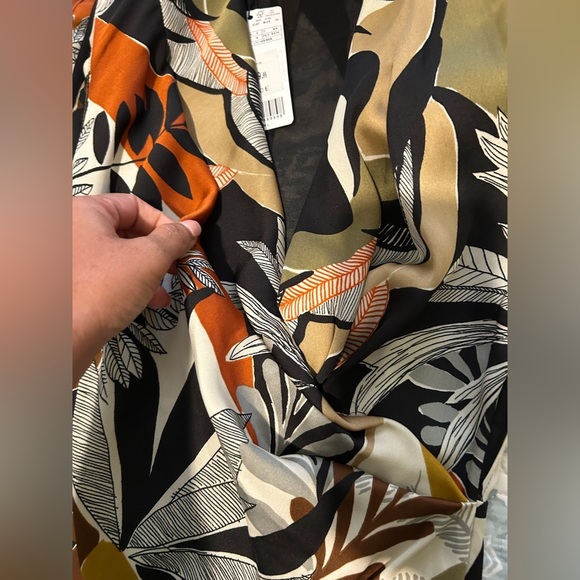 NEW MNG DRESS floral midi sheath - Picture 4 of 12